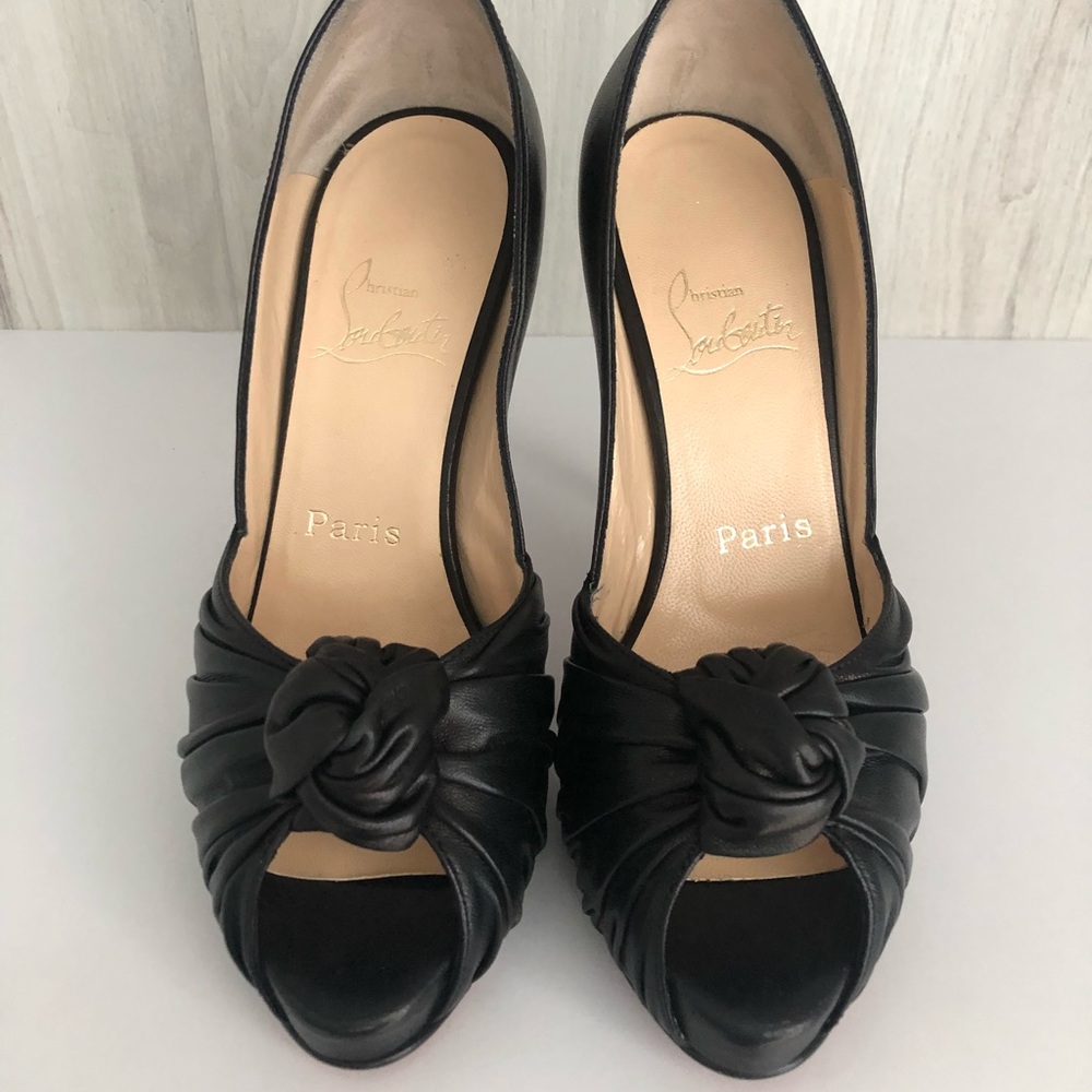 Christian Louboutin Lady Gres Black Heel.
